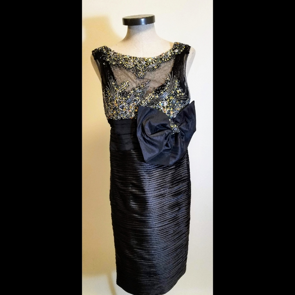 Terani Couture beaded cocktail dress